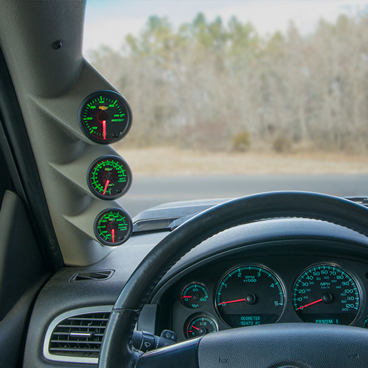 GlowShift 2007-2013 Chevy Silverado Duramax Color Gauge Package