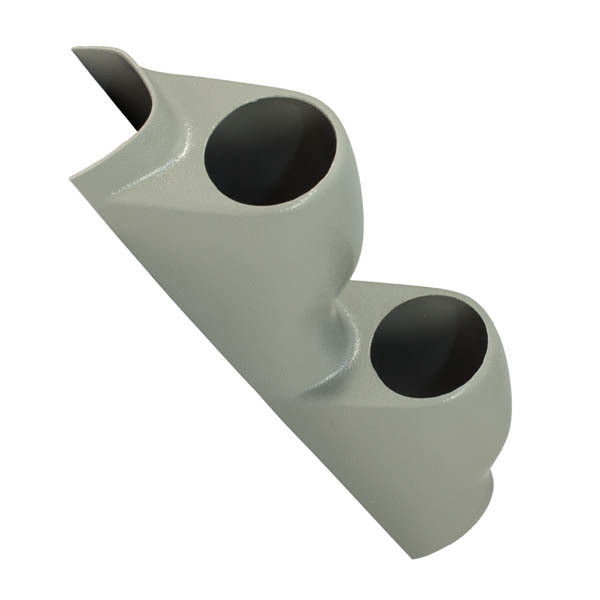 GlowShift Gray 52mm Single Gauge Pillar Pod For 2002-2007 Subaru Impreza WRX & STI – A-Pillar Mount, ABS Plastic