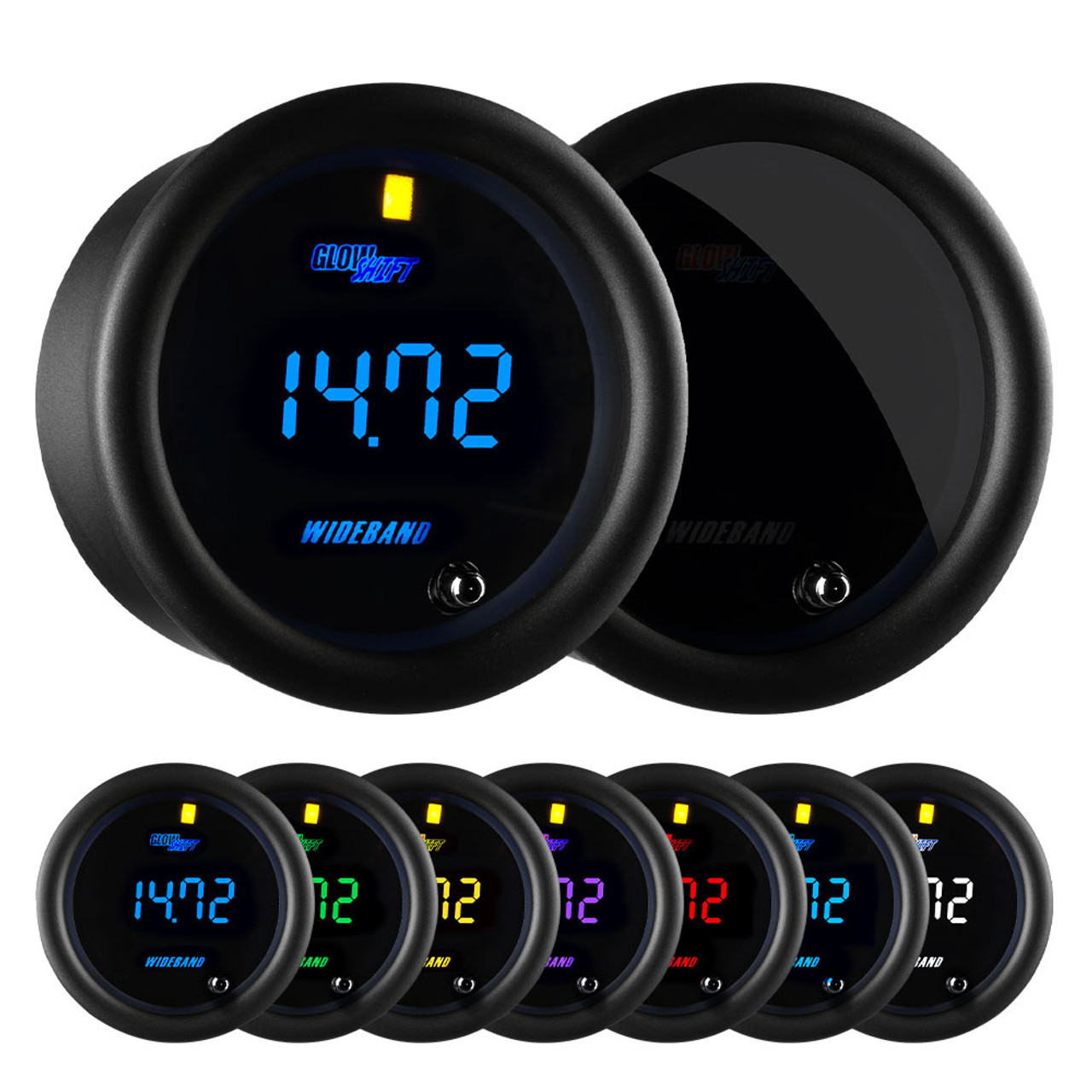 GlowShift | Tinted Digital Color Gauge Ratio 7 Wideband Air/Fuel