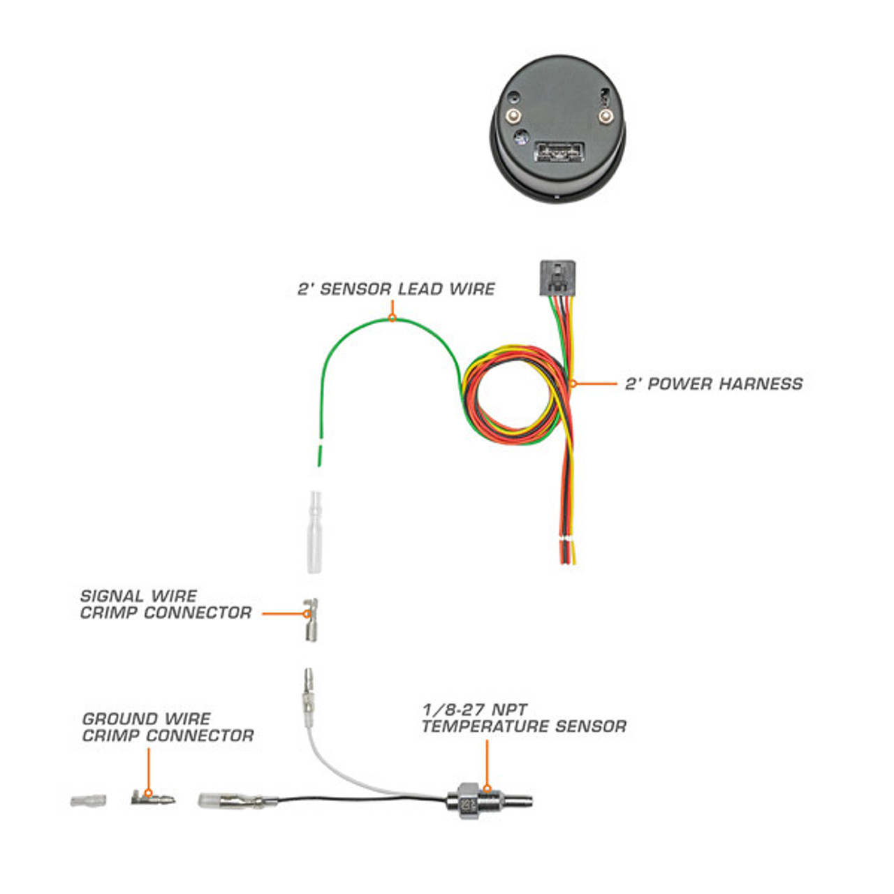 Glowshift Water Temp Gauge Wiring Diagram