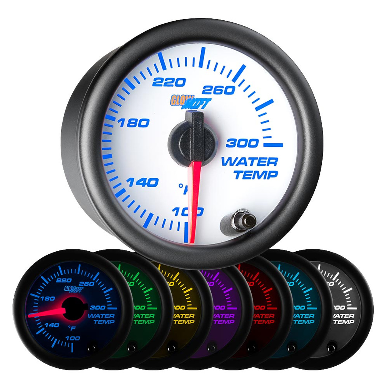 Electronic Clock Inside Outside Temperature Gauge Car Truck Vehicle C