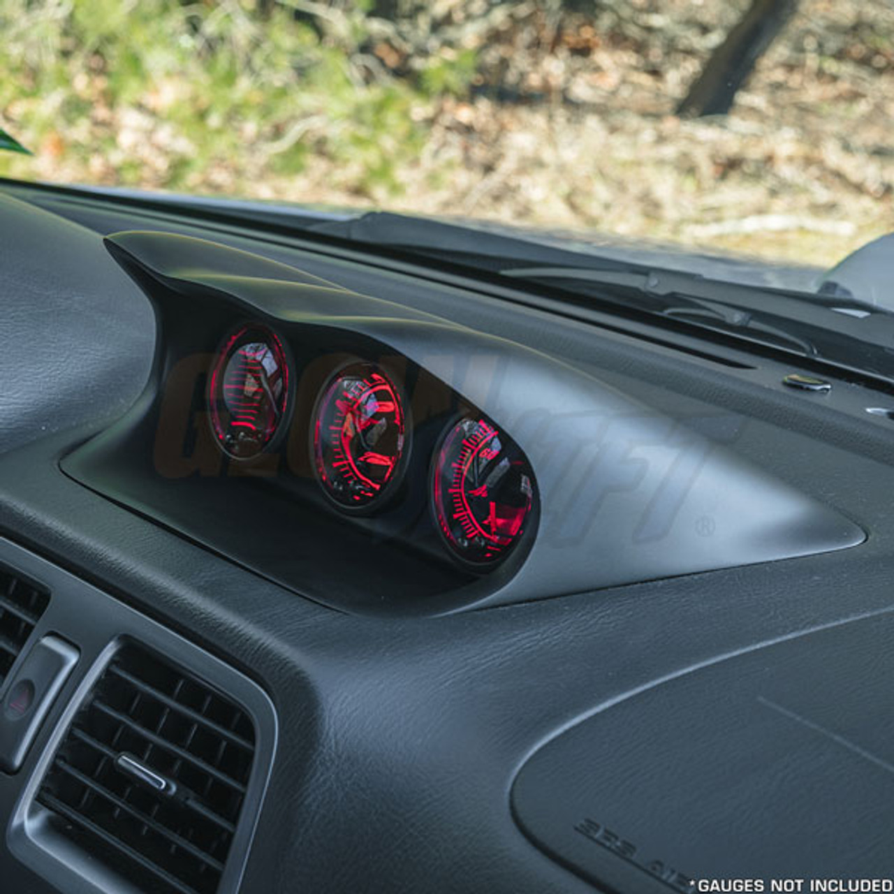 52mm 20022007 Subaru Impreza WRX & STI Fiberglass Triple Dashboard