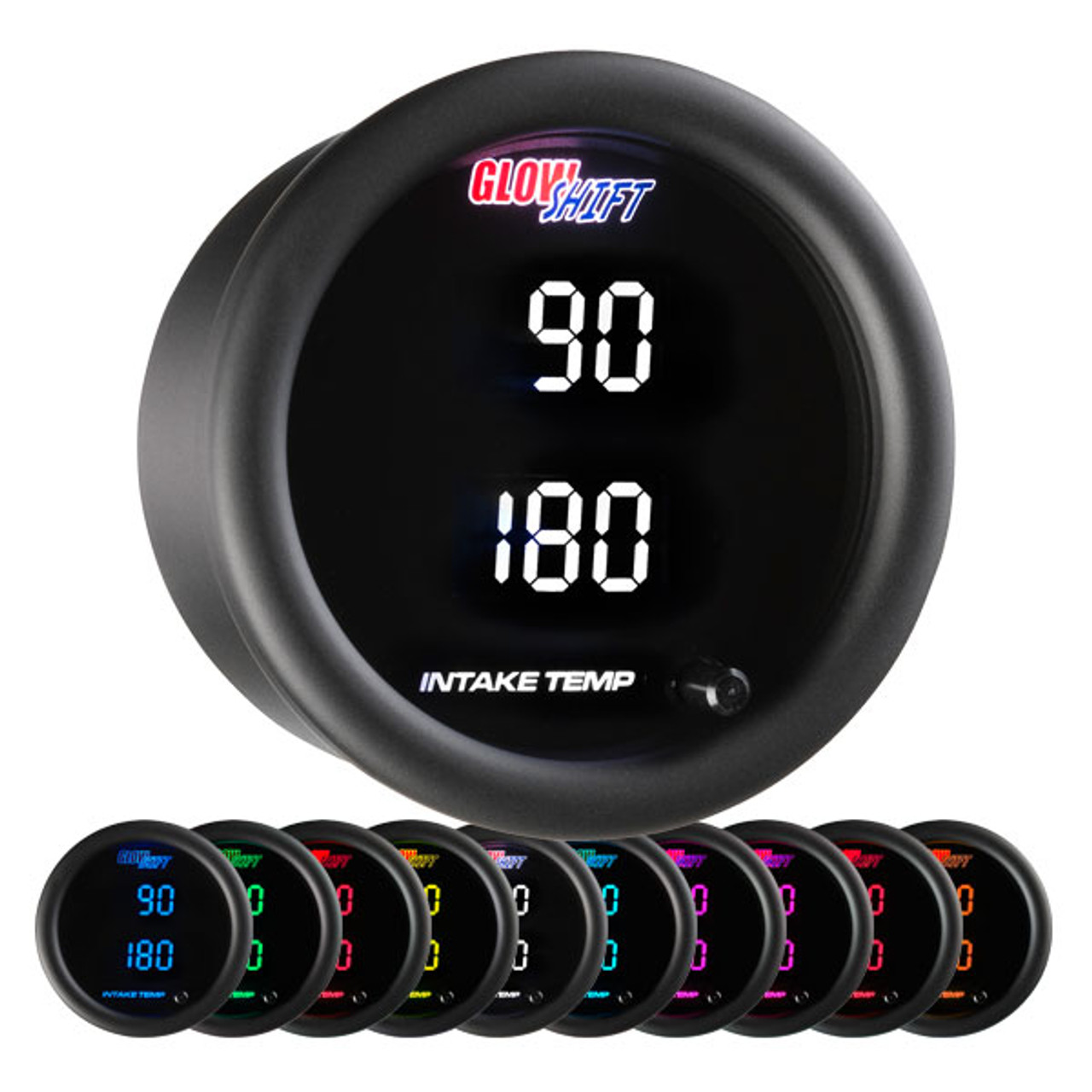 Head and/or Oil Temperature Gauge in Black or Silver Face for Fairing / Dash