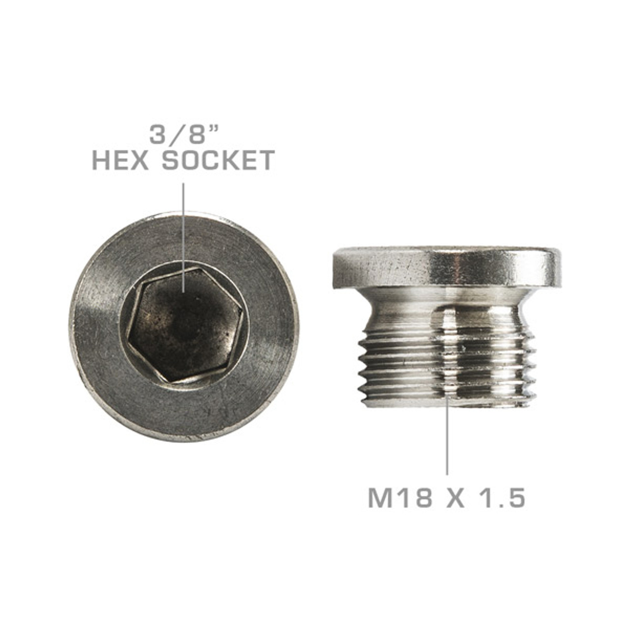 GlowShift | Wideband Air Fuel Ratio Oxygen Sensor Hex Bung Plug