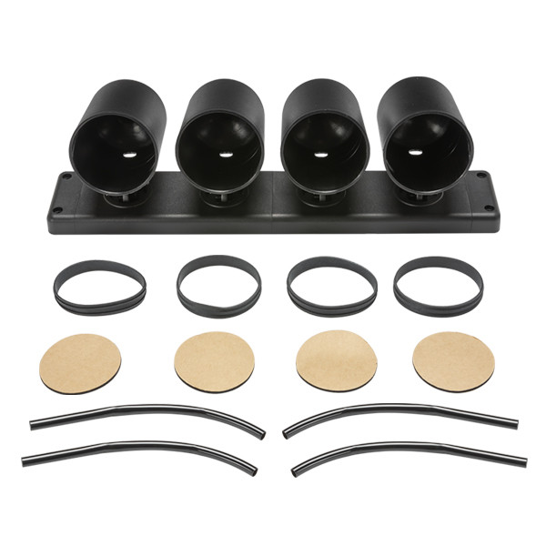 GlowShift | Universal Quad Gauge Swivel Dashboard Pod for Cars and