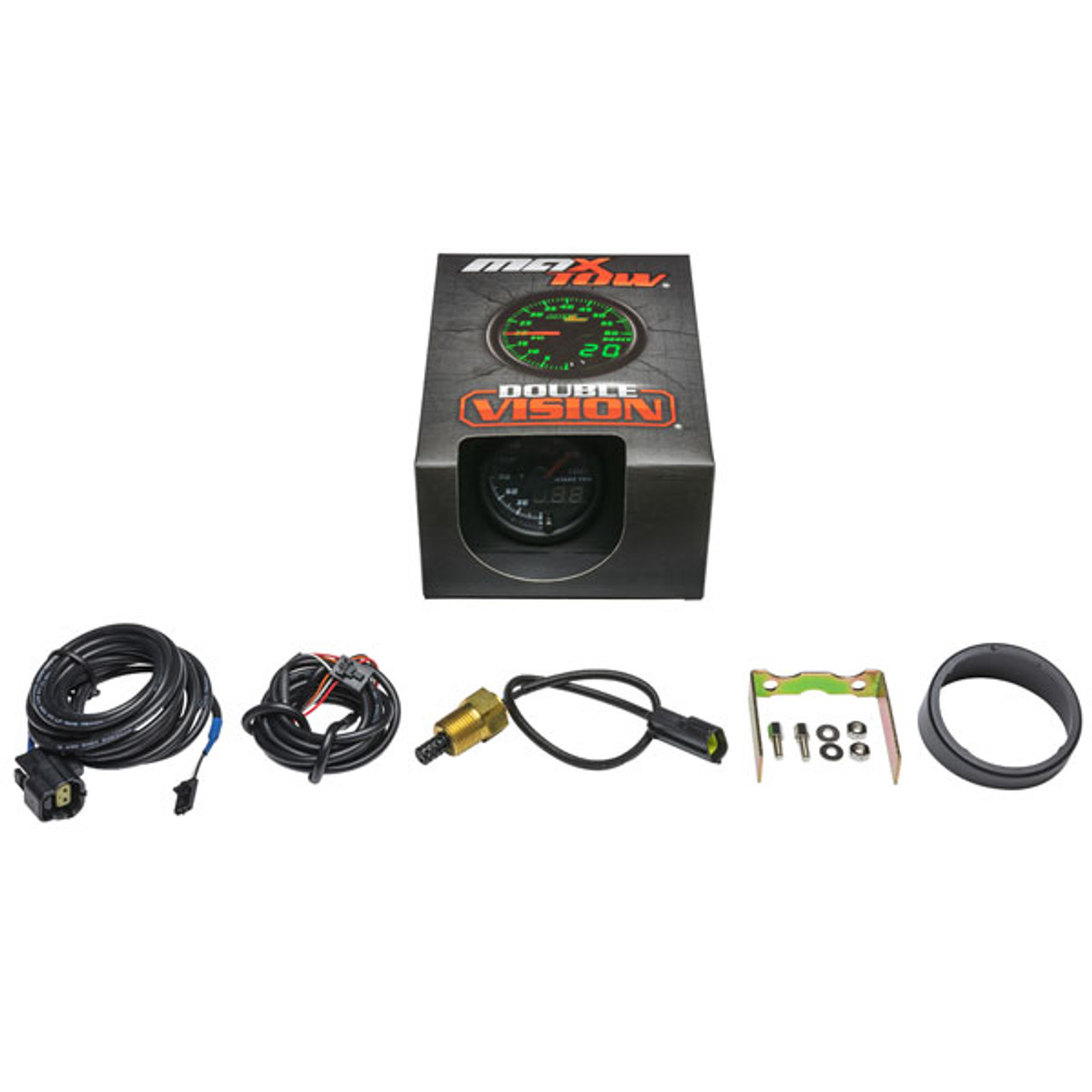 GlowShift | MaxTow Black & Green Double Vision™ Intake Temp