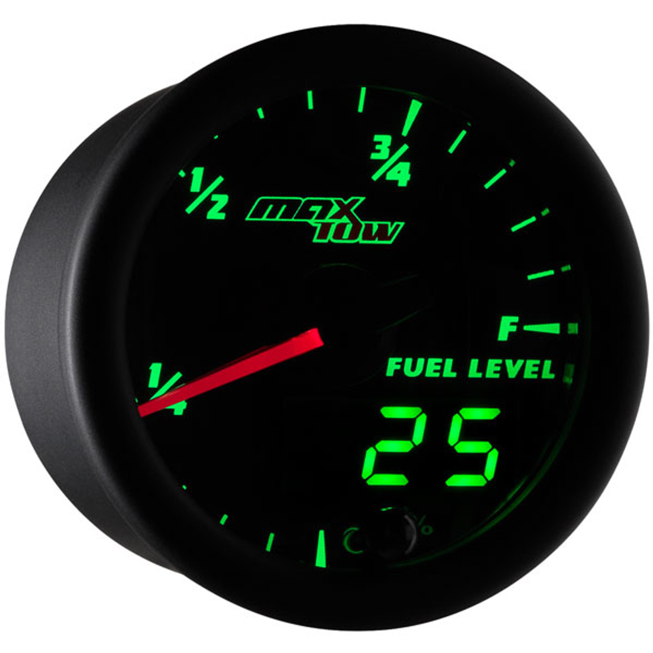 470.GAUGE（ゲージ）Dark Shadow / Citron Green GlowShift | Tinted 7 Color 3-3/8” (85mm) 140 MPH In Dash