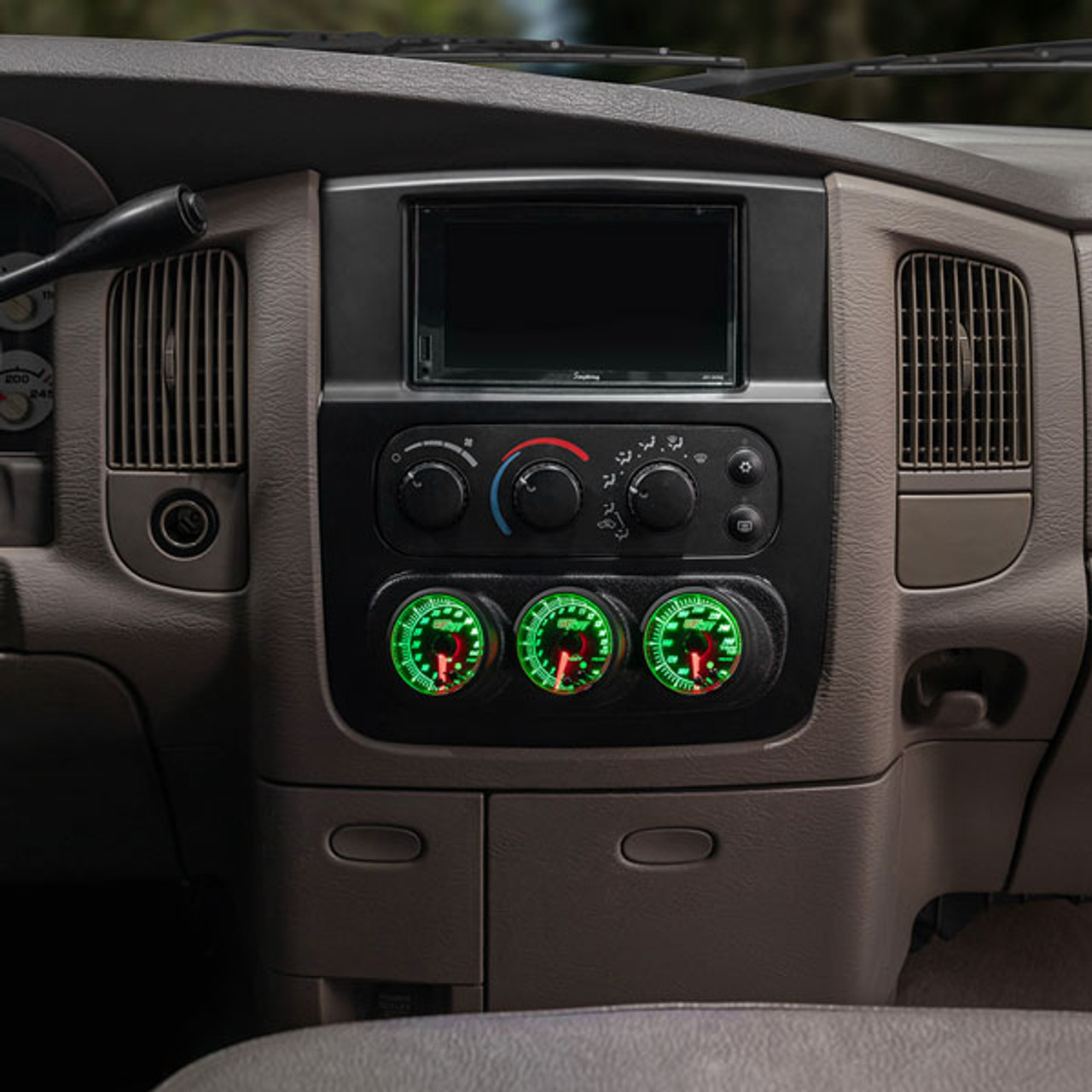 GlowShift | Elite 10 Color Series Triple Dash Gauge Package for