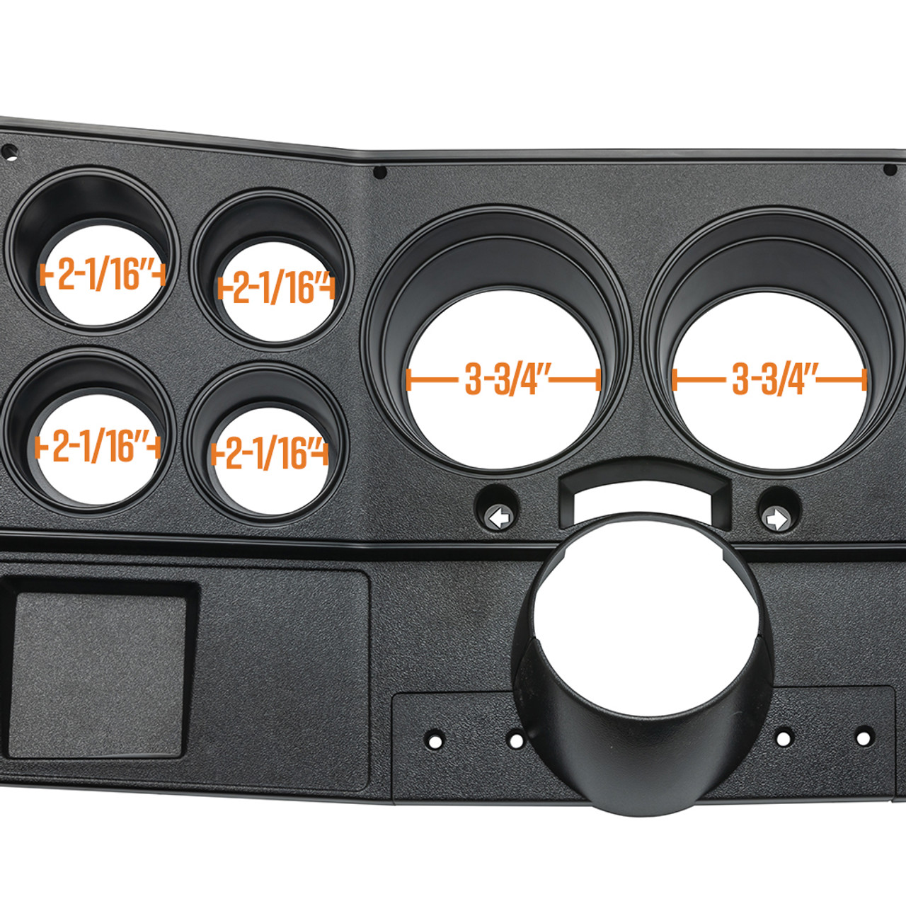 Factory Fitted Replacement 6 Gauge Dash Panel for 1973-1991 Chevy