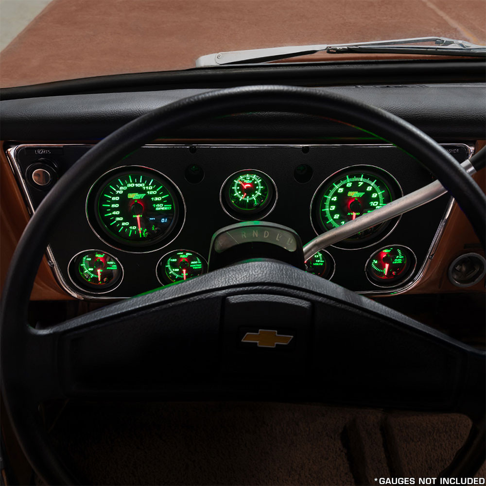 GlowShift | Replacement 7 Gauge 1967-1972 Chevy K5 Blazer Dash Panel