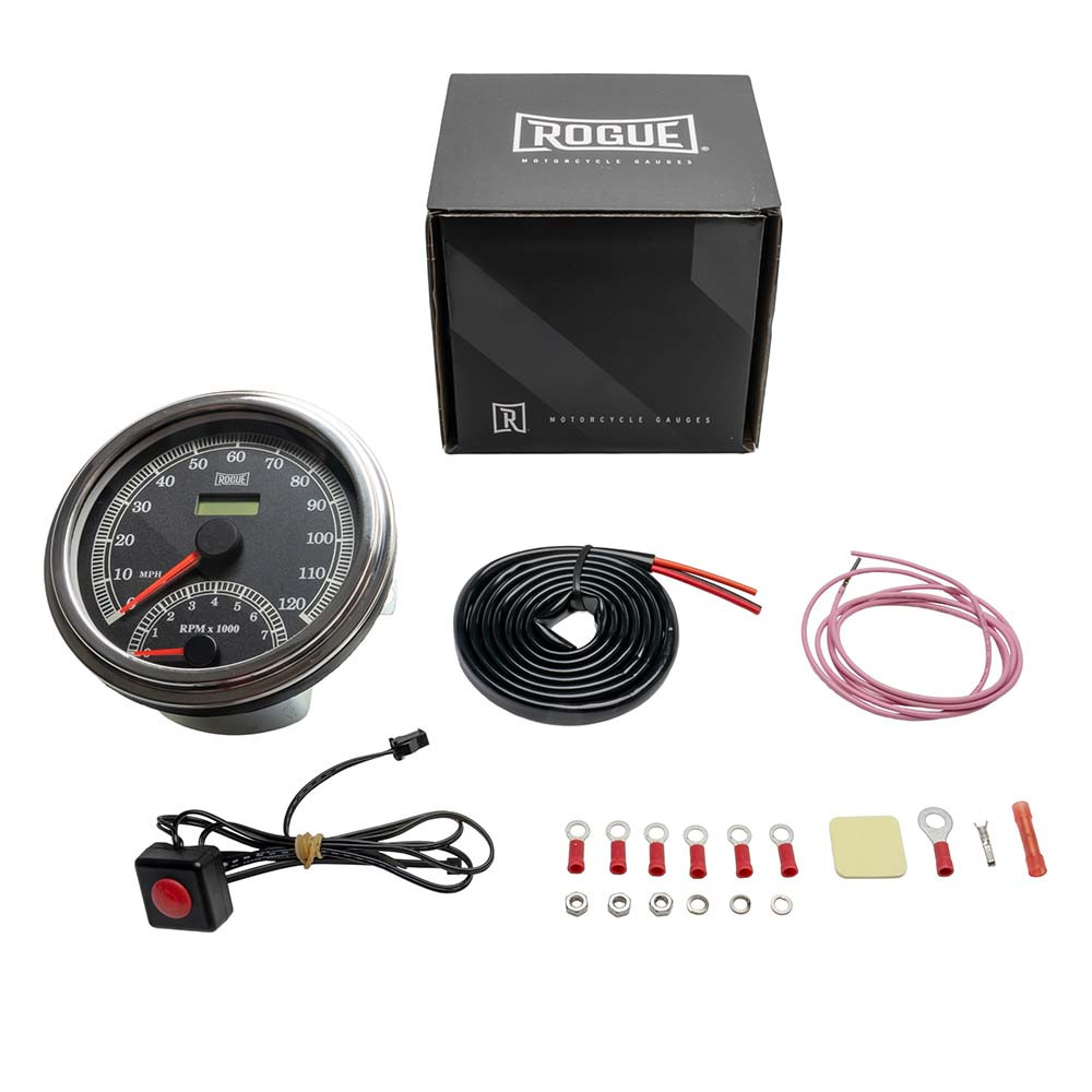 ROGUE® 1984-1995 Harley Davidson Mechanical Motorcycle Speedometer