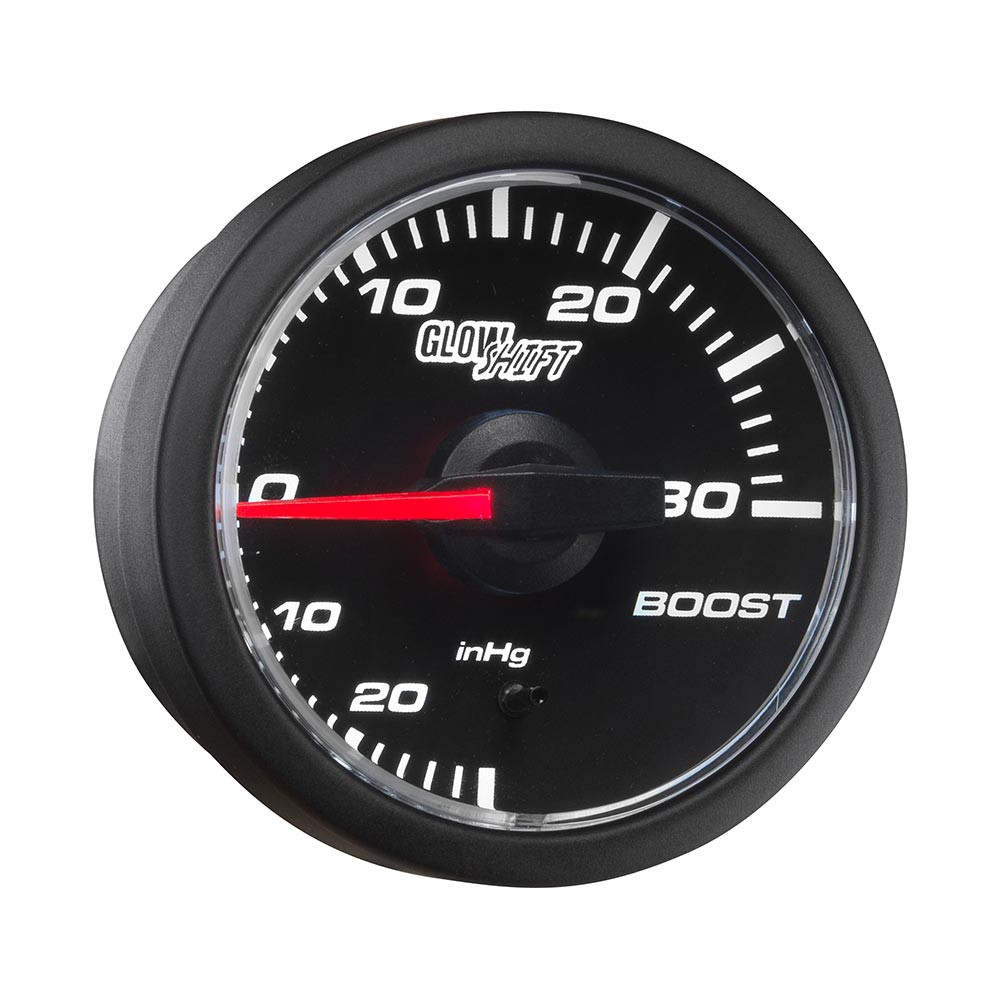 GlowShift | 1-3/4” (45mm) 30 PSI Boost and Vacuum Gauge