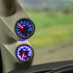 Tinted 7 Color Volt Gauge