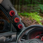 2008-2014 Subaru Impreza WRX Triple Pillar Pod Installed