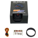 GlowShift Black 7 Color Clock Gauge Unboxed