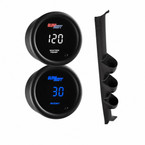 1988-1991 Honda Civic Compatible 10 Color Digital Series Triple Pillar Pod Gauge Package
