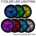 White 7 Color LED Lighting