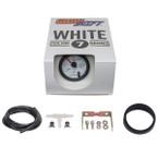 GlowShift White 7 Color 15 PSI Boost/Vacuum Gauge Unboxed