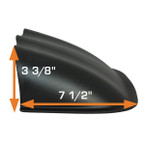 Universal Triple Gauge 60mm Dashboard Pod with Dome Lip Specs