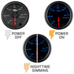 Black 7 Color Series Backlighting - Power Off, Power On, Nighttime Dimming
