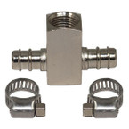 3/16" MAP Line Boost T-Fitting Adapter
