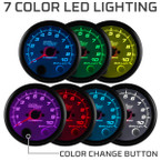 White 7 Color LED Lighting