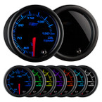 Tinted 7 Color Celsius Oil Temperature Gauge
