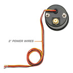 7 Color Series Air Pressure Wiring & Back of Gauge