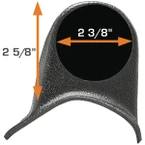 60mm Universal Triple Gauge Pillar Pod Specs