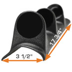 60mm Universal Triple Gauge Pillar Pod Specs