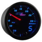 Black & Blue MaxTow 30 PSI Boost/Vacuum Gauge