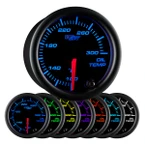 Black 7 Color Oil Temperature Gauge