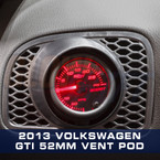 2010-2014 Volkswagen Golf MK6 Single Gauge Pod