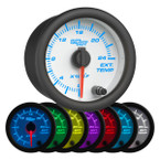 White 7 Color 2400° F Exhaust Gas Temperature EGT Gauge