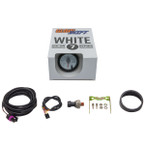 GlowShift White 7 Color 30 PSI Fuel Pressure Gauge Unboxed
