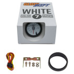 GlowShift White 7 Color Voltmeter Gauge Unboxed