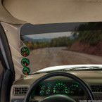 1999-2007 Ford Super Duty Power Stroke Tan Triple Pillar Pod Installed