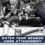 Water Temperature Sensor Hose Attachment Installed
