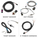 Included Components with 3in1 Diesel Combination Gauge