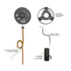 In-Dash Tachometer Parts & Wiring Schematic