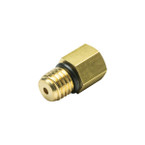 M10 x 1.0 Male to 1/8-27 NPT Female Pressure Sensor Thread Adapter