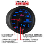 Black & Blue Double Vision Gauge