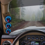 Elite 10 Color Series Triple Gauge Package for 2011-2016 Ford Super Duty Power Stroke Installed