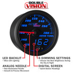 Black & Blue Double Vision Gauge