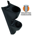 2000-2005 Mitsubishi Eclipse Compatible 2-1/16" Black Dual Pillar Gauge Pod