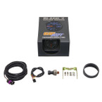GlowShift Black 7 Color 30 PSI Fuel Pressure Gauge Unboxed