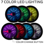 White 7 Color LED Lighting