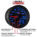 Black & Blue Double Vision Gauge