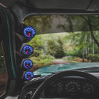Elite 10 Color Series Quad Gauge Package for 1992-1997 Ford F-Series Installed