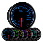 Black 7 Color 1500° F Pyrometer EGT Gauge
